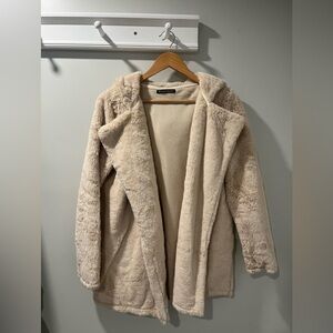 Brandy Melville Cream Teddy Jacket